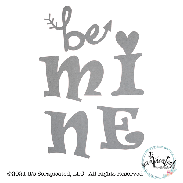 Porch Candy® - BE MINE - Bare Metal Design Set It's Scrapicated, LLC