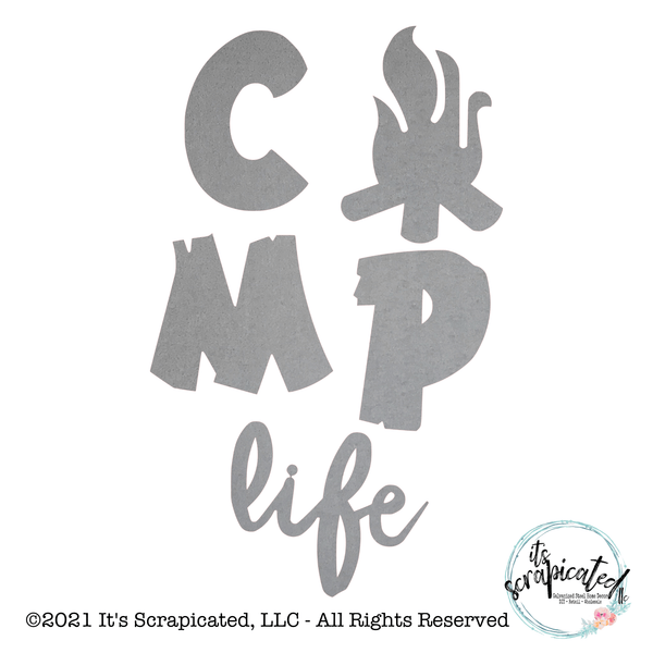 Porch Candy® - CAMP LIFE - Bare Metal Design Set It's Scrapicated, LLC