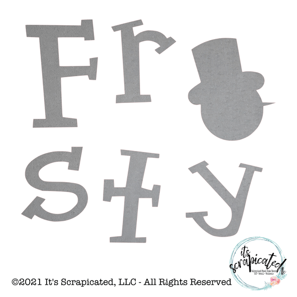 Porch Candy® - FROSTY - Bare Metal Design Set It's Scrapicated, LLC