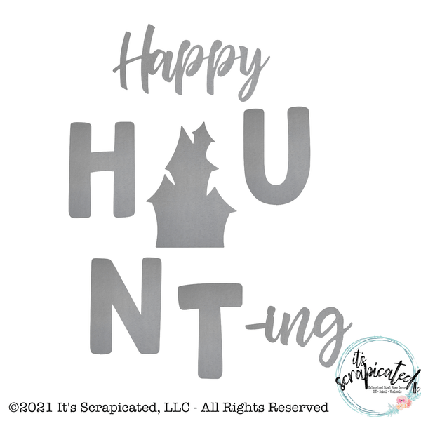 Porch Candy® - HAPPY HAUNTING  - Bare Metal Design Set