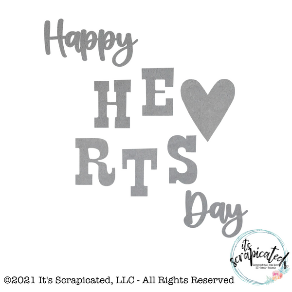 Porch Candy® - HAPPY HEARTS DAY - Bare Metal Design Set
