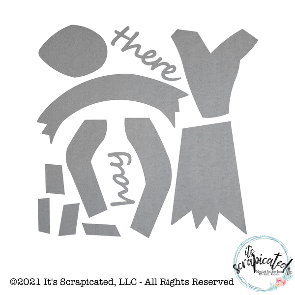 Porch Candy® - SCARECROW - Bare Metal Design Set It's Scrapicated, LLC