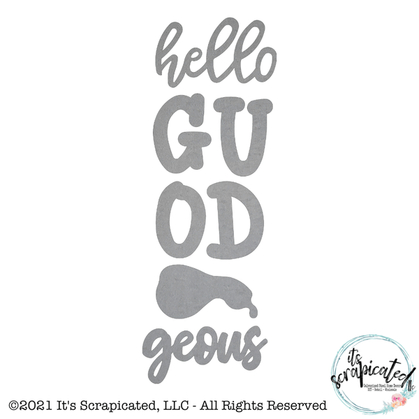 Porch Candy® - HELLO GOURD-GEOUS  - Bare Metal Design Set