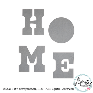 Porch Candy® - HOME CIRCLE - Bare Metal Design Set It's Scrapicated, LLC 