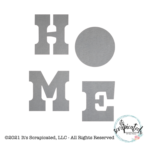 Porch Candy® - HOME CIRCLE - Bare Metal Design Set It's Scrapicated, LLC
