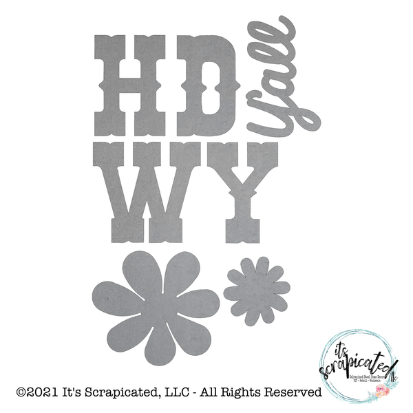 Porch Candy® - HOWDY Y'ALL - Bare Metal Design Set It's Scrapicated, LLC