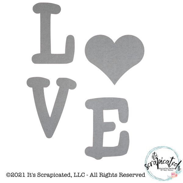 Porch Candy® - LOVE - Bare Metal Design Set
