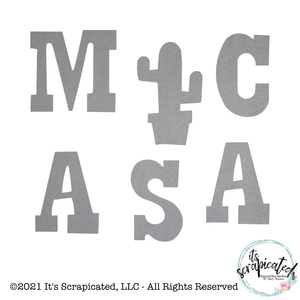Porch Candy® - MI CASA - Bare Metal Design Set It's Scrapicated, LLC 