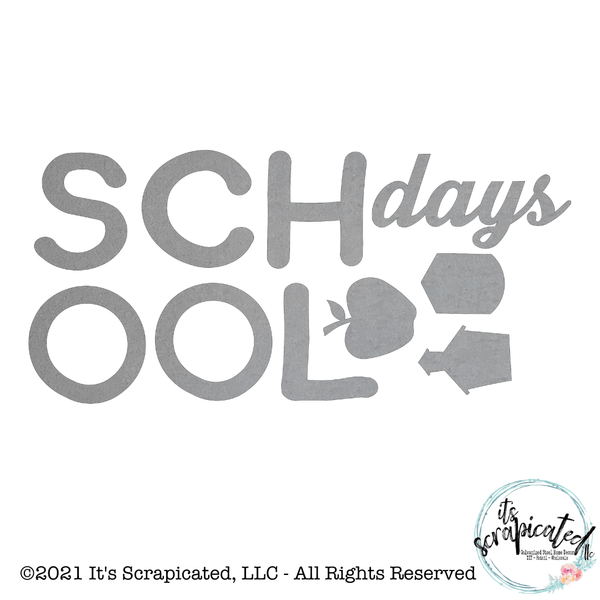 Porch Candy® - SCHOOL DAYS - Bare Metal Design Set