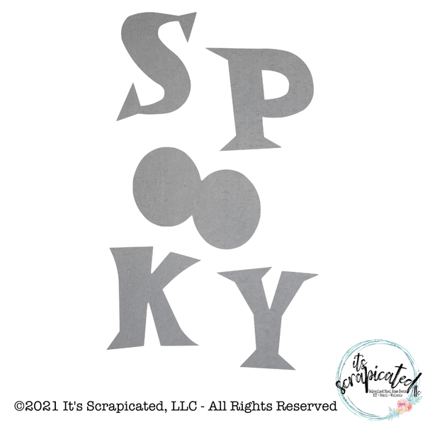 Porch Candy® - SPOOKY - Bare Metal Design Set It's Scrapicated, LLC