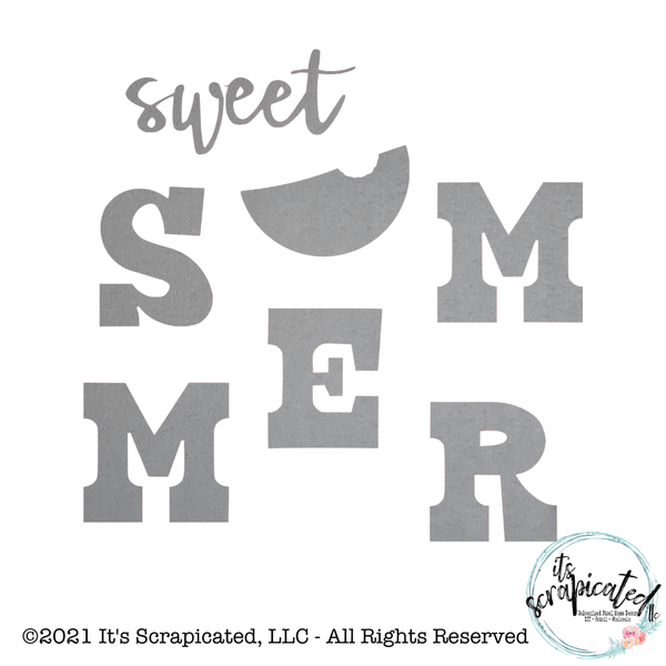 Porch Candy® - SWEET SUMMER - Bare Metal Design Set It's Scrapicated, LLC