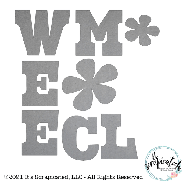 Porch Candy® - WELCOME - Bare Metal Design Set