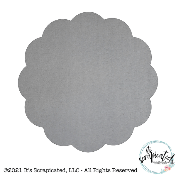 Bare Metal - Scalloped Circle It's Scrapicated, LLC  Edit alt text