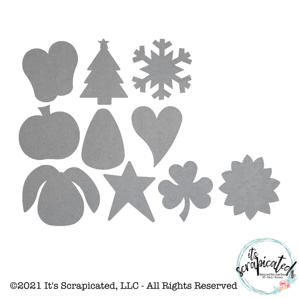 Porch Candy® - WELCOME SEASONS - Bare Metal Design Set It's Scrapicated, LLC