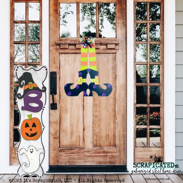 Porch Candy® Halloween Changeable Porch Sign BOO Ghost Jack-O-Lantern