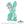 Load image into Gallery viewer, Easter Door Hanger Bunny Silhouette Whimsical Polka Dot