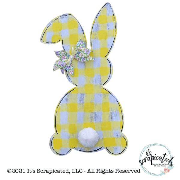 Easter Door Hanger Bunny Silhouette