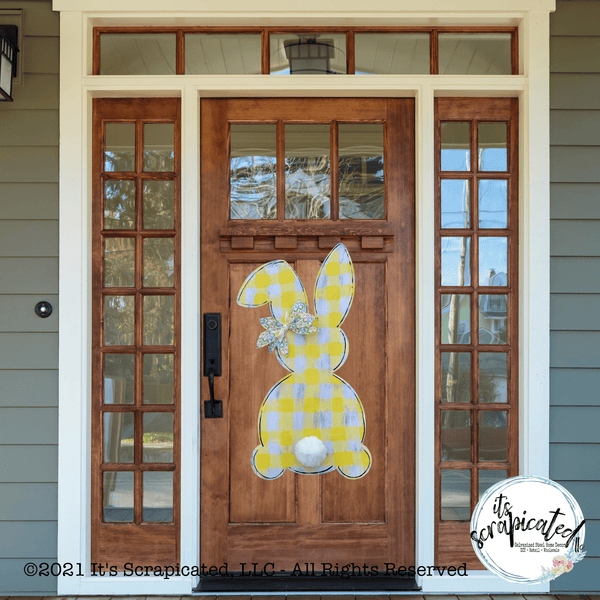 Easter Door Hanger Bunny Silhouette