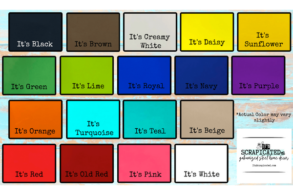 Porch Candy® Changeable Porch Sign COMPLETE DISPLAY BASE (PICK YOUR COLOR & SHAPE)