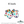 Load image into Gallery viewer, Winter Door Hanger Mittens Colorful Dots & Stripes