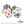 Load image into Gallery viewer, Winter Door Hanger Mittens Colorful Dots & Stripes