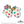 Load image into Gallery viewer, Winter Door Hanger Mittens Colorful Dots & Stripes