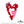 Load image into Gallery viewer, Cutout Heart - Red Polka Dots