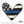 Load image into Gallery viewer, First Responder Door Hanger Deep V Heart - First Responder Flag