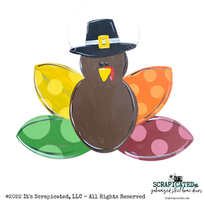 Thanksgiving Door Hanger Gobble Turkey