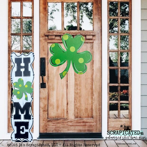 Porch Candy® St Patrick's Day Changeable Porch Sign Home Shamrock