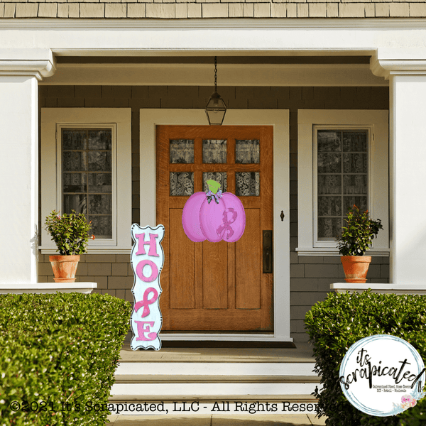 Porch Candy® Breast Cancer Awareness Changeable Porch Sign Hope Pink Ribbon