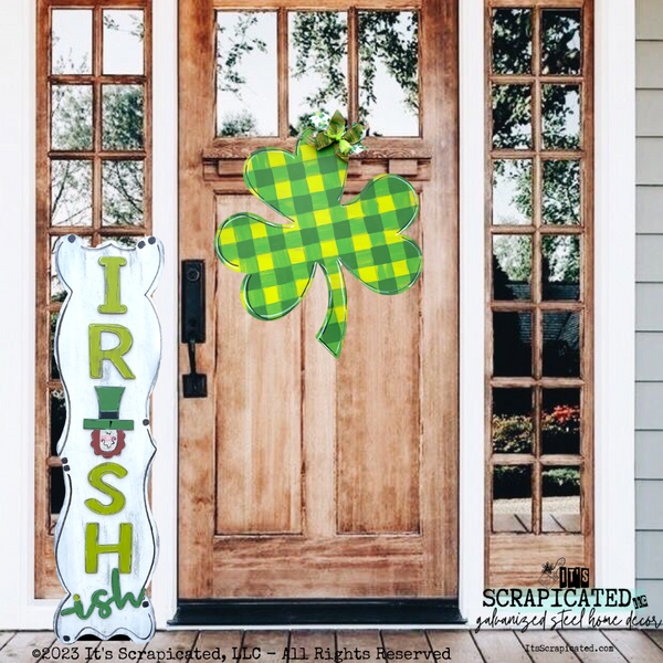 Porch Candy® St. Patrick's Day Changeable Porch Sign Irishish Leprechaun