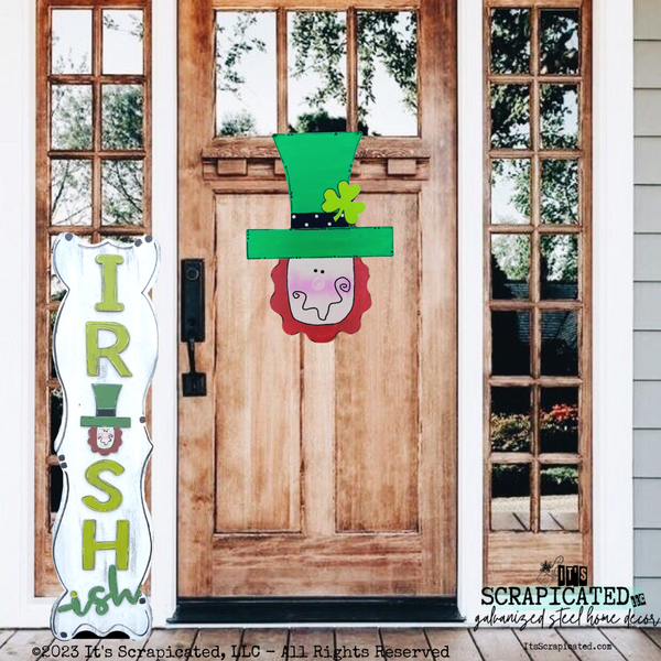 Porch Candy® St. Patrick's Day Changeable Porch Sign Irishish Leprechaun