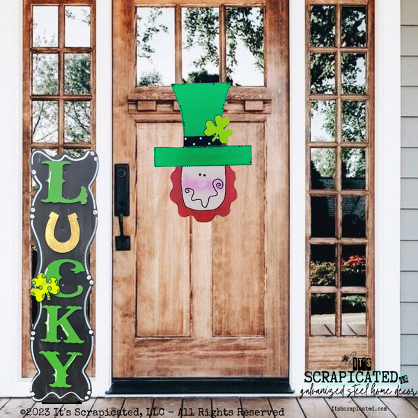 Porch Candy® St Patrick's Day Changeable Porch Sign Lucky Shamrock