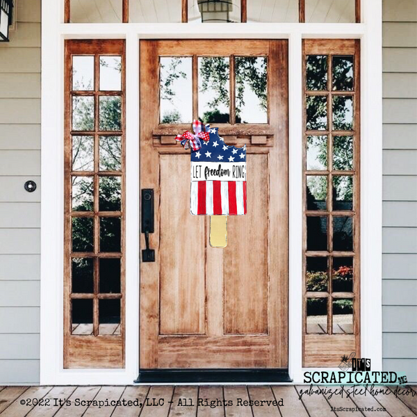Patiotic Door Hanger Patriotic Popsicle