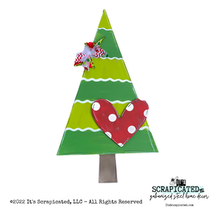 Christmas Door Hanger Peace Christmas Tree 2 Piece