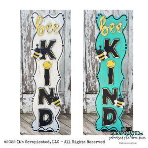 Porch Candy® Changeable Porch Sign Bee Kind