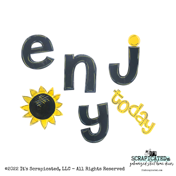 Porch Candy® Changeable Porch Sign Enjoy Today Sunflower