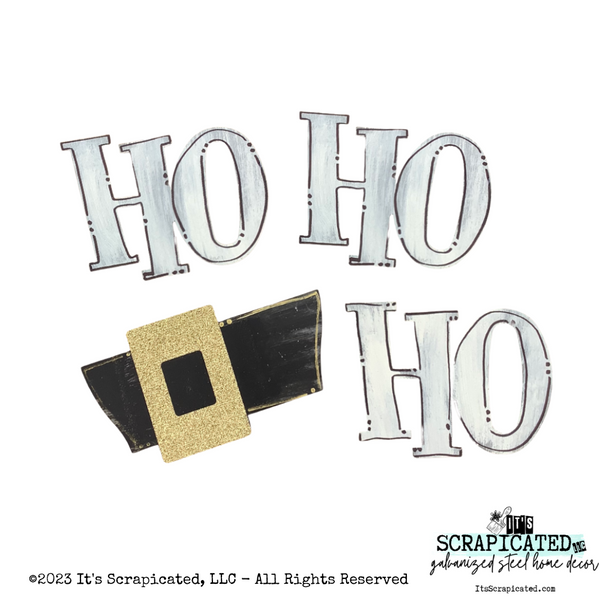 Porch Candy® Christmas Changeable Porch Sign Ho Ho Ho Santa