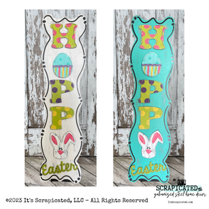 Porch Candy® Easter Changeable Porch Sign Hoppy Easter Bunny