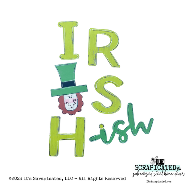Porch Candy® St. Patrick's Day Changeable Porch Sign Irishish Leprechaun