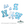 Load image into Gallery viewer, Porch Candy® Winter Changeable Porch Sign Let It Snow Snowflake
