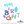 Load image into Gallery viewer, Porch Candy® Christmas Changeable Porch Sign Merry and Bright Jewel tone