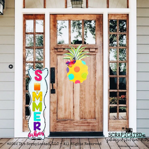 Porch Candy® Summer Changeable Porch Sign Summer Vibes Popsicle
