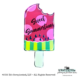 Summer Door Hanger Popsicle