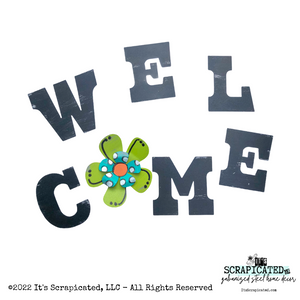 Porch Candy® - Display Base + Welcome Design Set It's Scrapicated, LLC