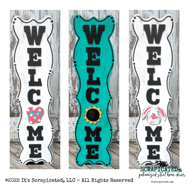 Porch Candy® Changeable Porch Sign Welcome Seasons 