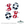 Load image into Gallery viewer, Porch Candy® Valentine's Day Changeable Porch Sign XOXO Black White & Red