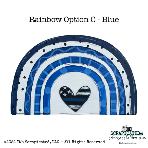 Spring Door Hanger Rainbow