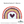 Load image into Gallery viewer, Spring Door Hanger Rainbow